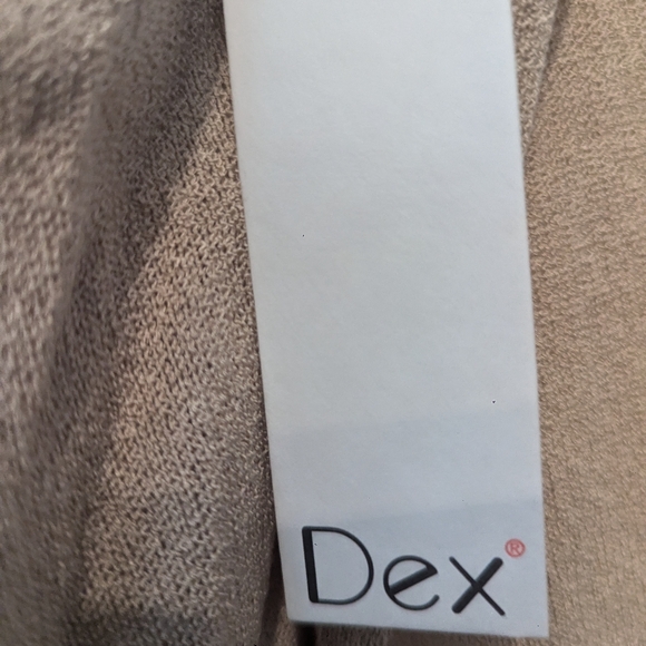 Anthropologie Dex open cardigan beige tan natural 3/4 sleeves size M - Picture 4 of 6